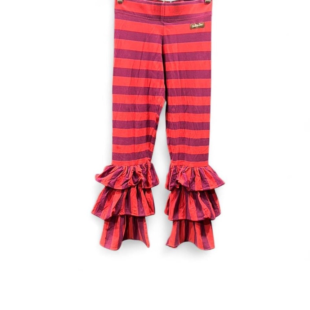 Purple & red stripes bell bottoms by Matilda Jane‎ 8/10 (L6) 11" flat waist 31"